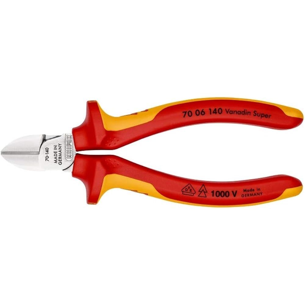 KNIPEX 7006-140 Insulated diagonal nipper 1000V (SB)