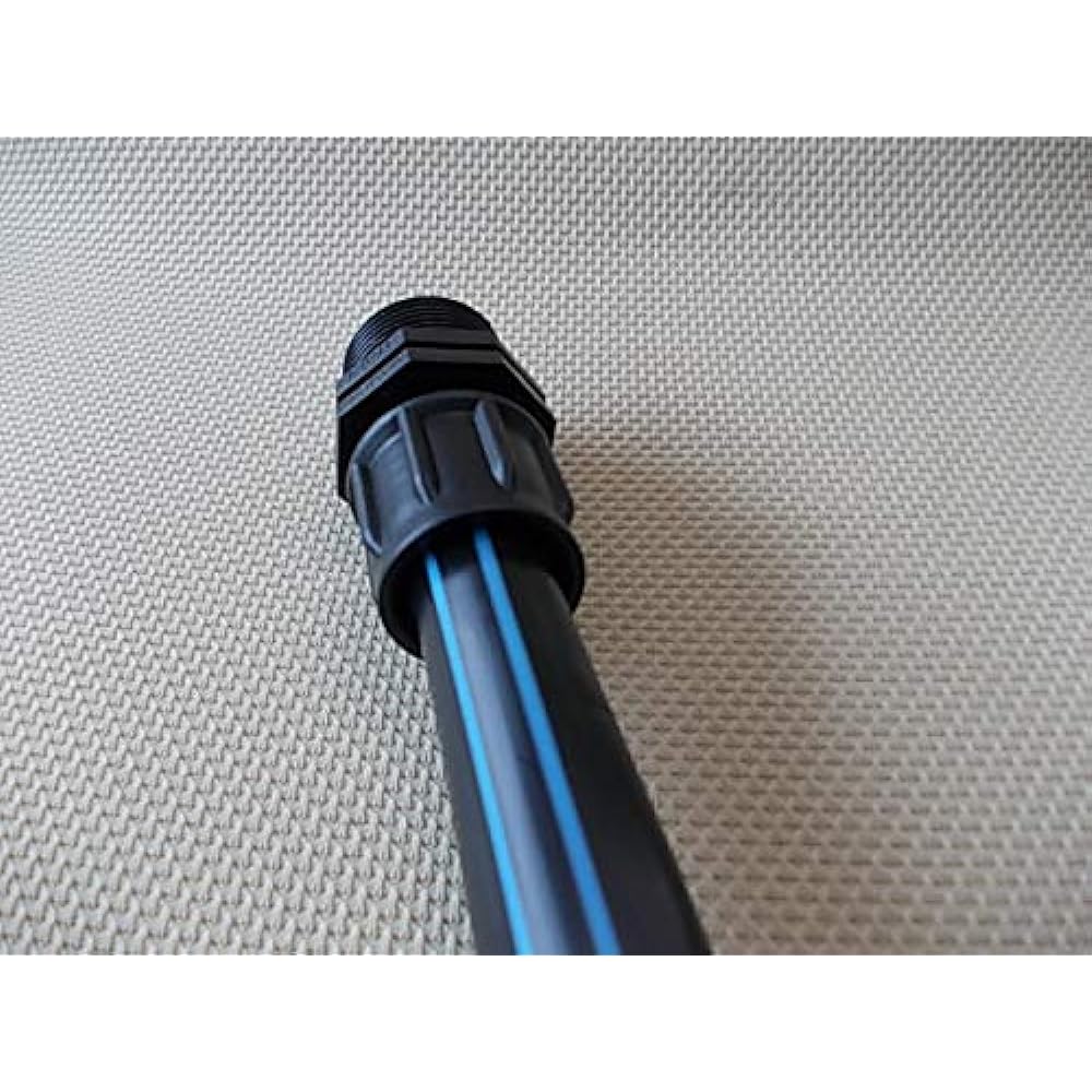 Agri Kaihatsu Infusion Tube Fitting for AGRI Infusion Tube Start 3/4" (20mm) Male Thread Depth 2cm Height 2cm Width 6cm 100 Pieces