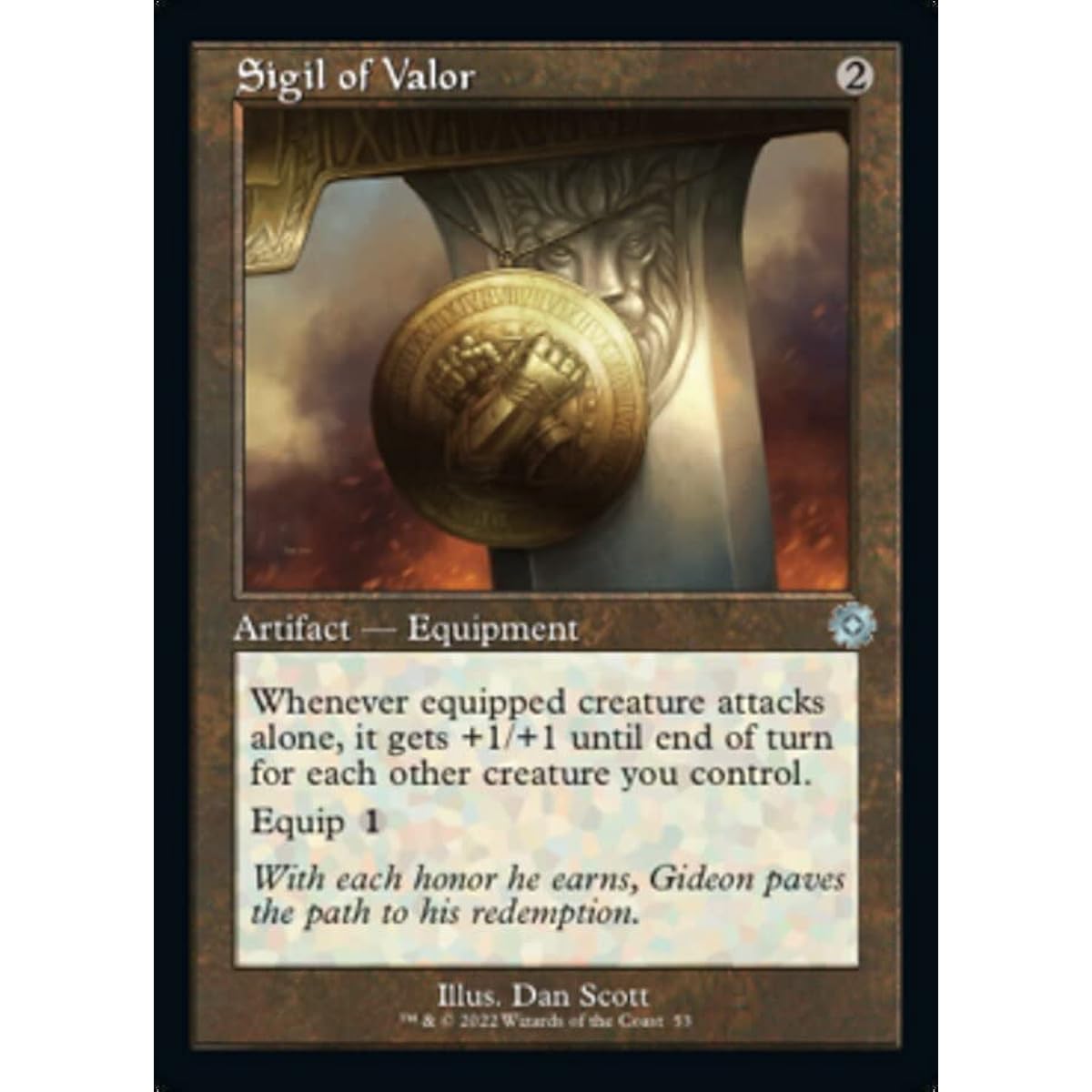 Magic: The Gathering - Seal of the Hero (053) - Foil - Brothers' War Retro Artifact