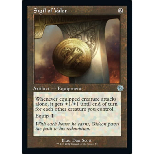 Magic: The Gathering - Seal of the Hero (053) - Foil - Brothers' War Retro Artifact