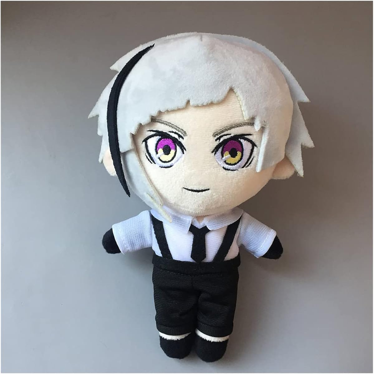 Roocnie Atsushi Plush Toy Bungo Stray Dogs Stuffed Animal Anime BSD Doll Plush Figure Gift 7.9"/20cm