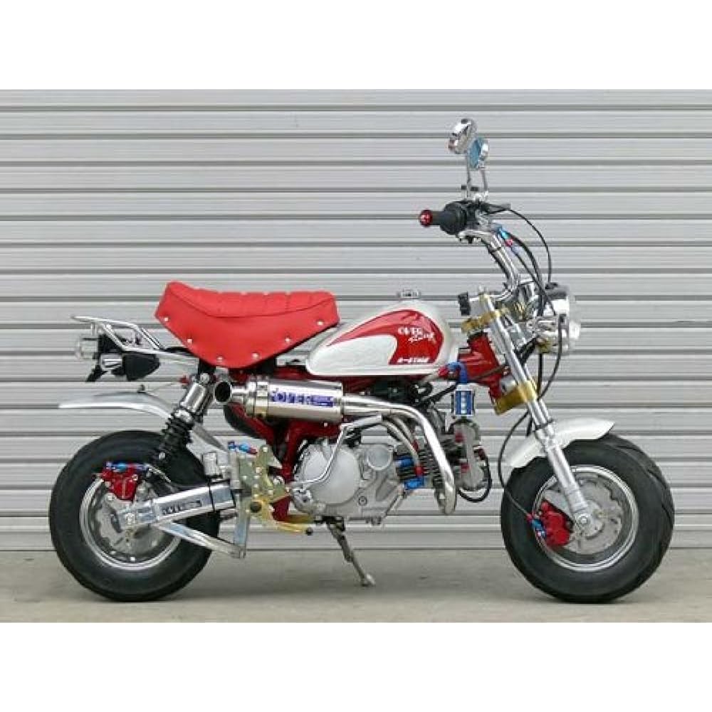 OVER RACING Over Racing Full Exhaust Muffler Stainless Steel Titanium Up Muffler MONKEY Z50J [Monkey] 13-01-38