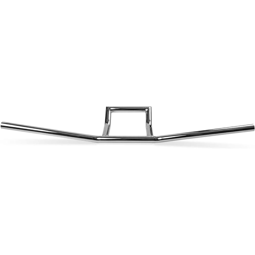 Krator Motorcycle Handlebar 1 Inch Chrome Box Window Attack Style for Suzuki GV GZ 250 1200 1400 Madura Cavalcade