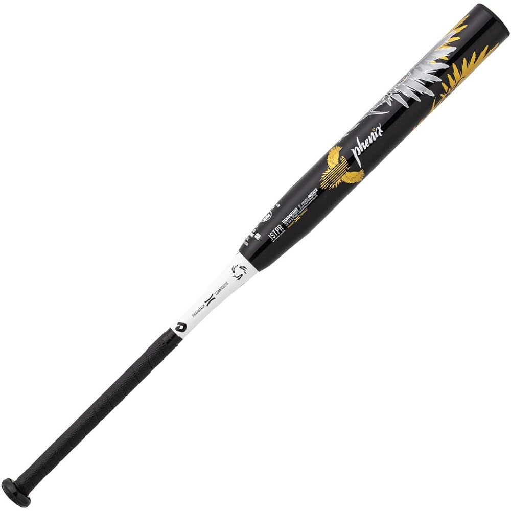 DeMARINI Softball Bat (Rubber No. 3) PHENIX Half and Half General Users for Junior High School Girls, High School Girls and Boys/Semi-Top Balance Top Balance/Size Variations Available/Color Variations Available