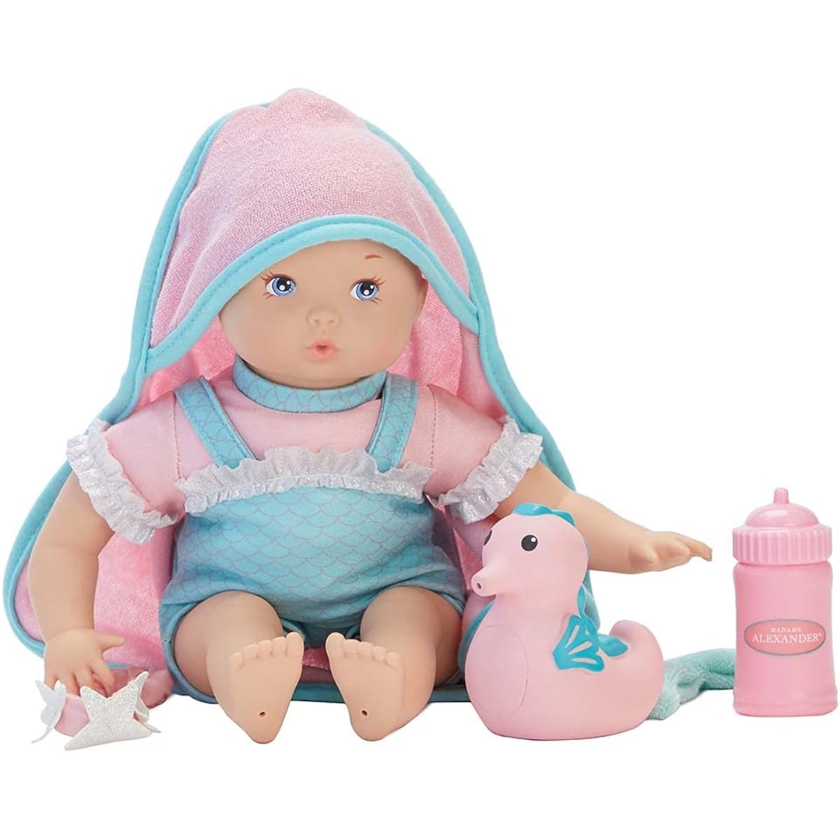 Madame Alexander 12" Splash and Play Mermaid Princess Doll with Accessories