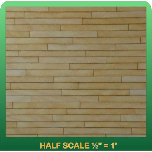 1/2" Scale Miniature Clapboard Siding Half Scale