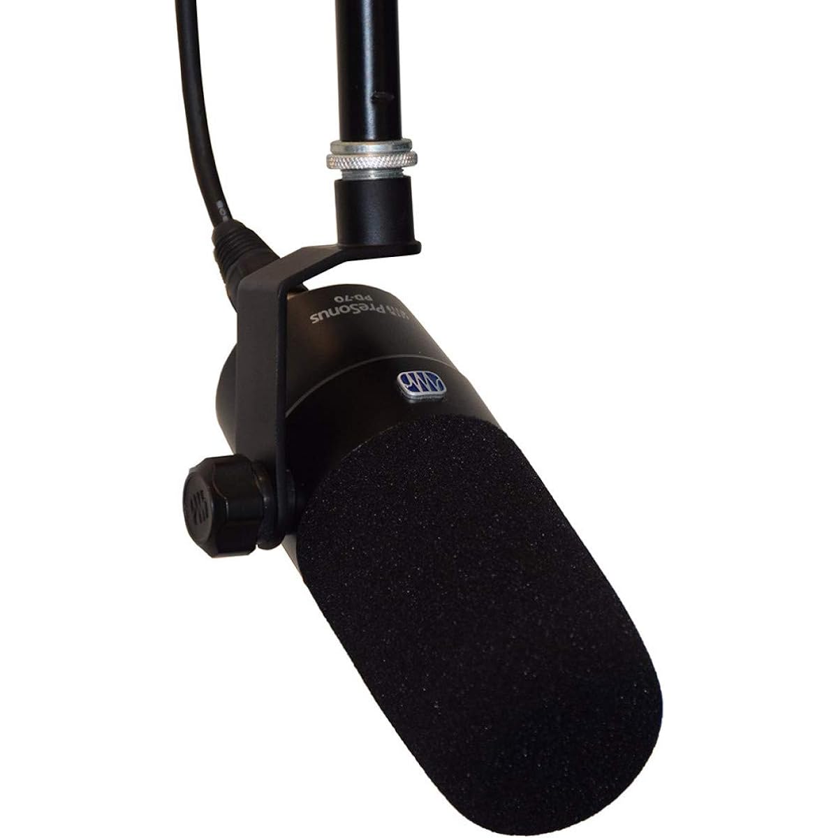 Audiosavings Bundle Presonus PD-70 Dynamic Cardioid Broadcast Microphone Podcast Recording Microphone Bundle (1) Audio Technica Boom Arm for USB Microphone Recording Microphone (2 Items), PD-70+P11998
