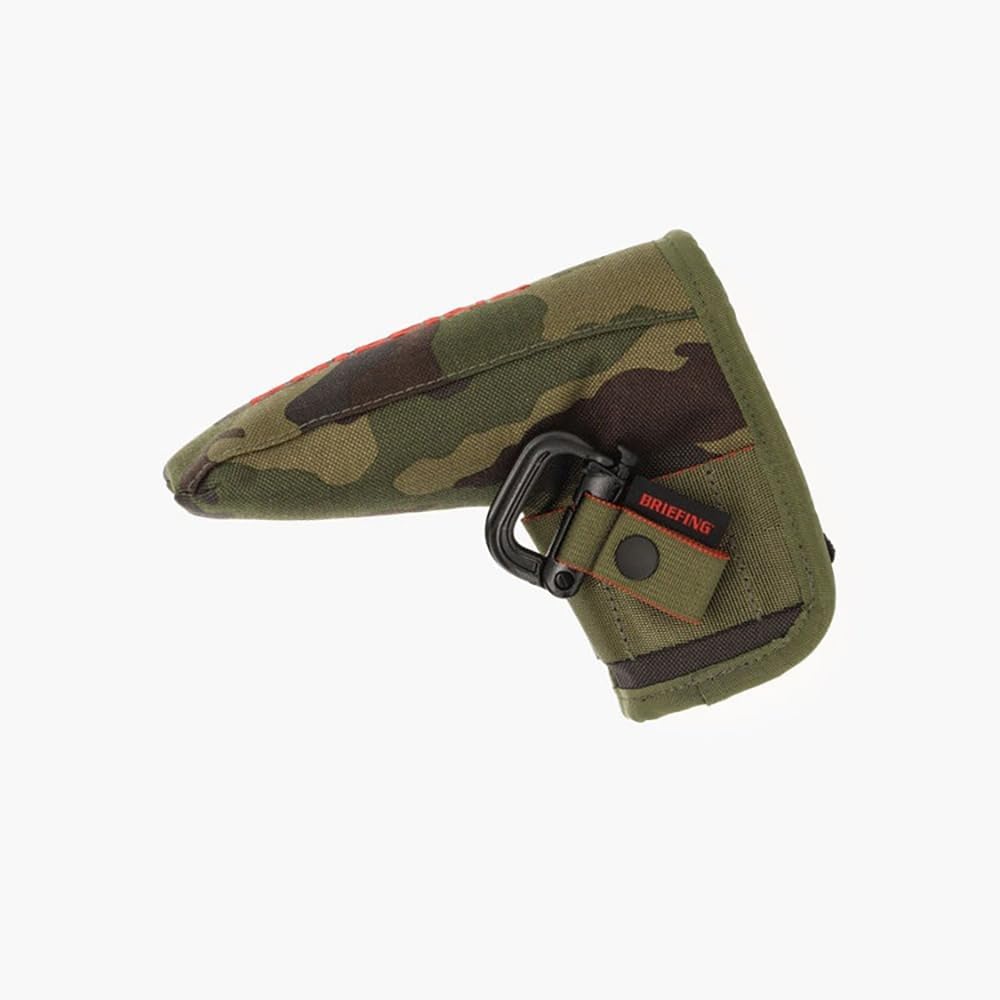 BRIEFING GOLF PUTTER COVER VORTEX VORTEX CANVAS SERIES BRG211G48 BRG 161 GREEN CAMO (Green)