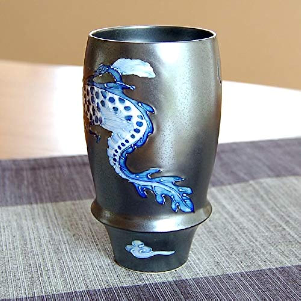 Retirement Gift Beer Glass Gratitude Retirement Gift Emperor Dragon Beer Glass Arita Ware Made in Japan Gift