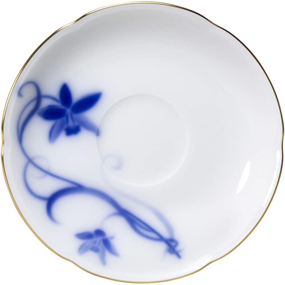Okura Toen <Direct store only> Blue Cattleya Cup & Saucer 96C/A603