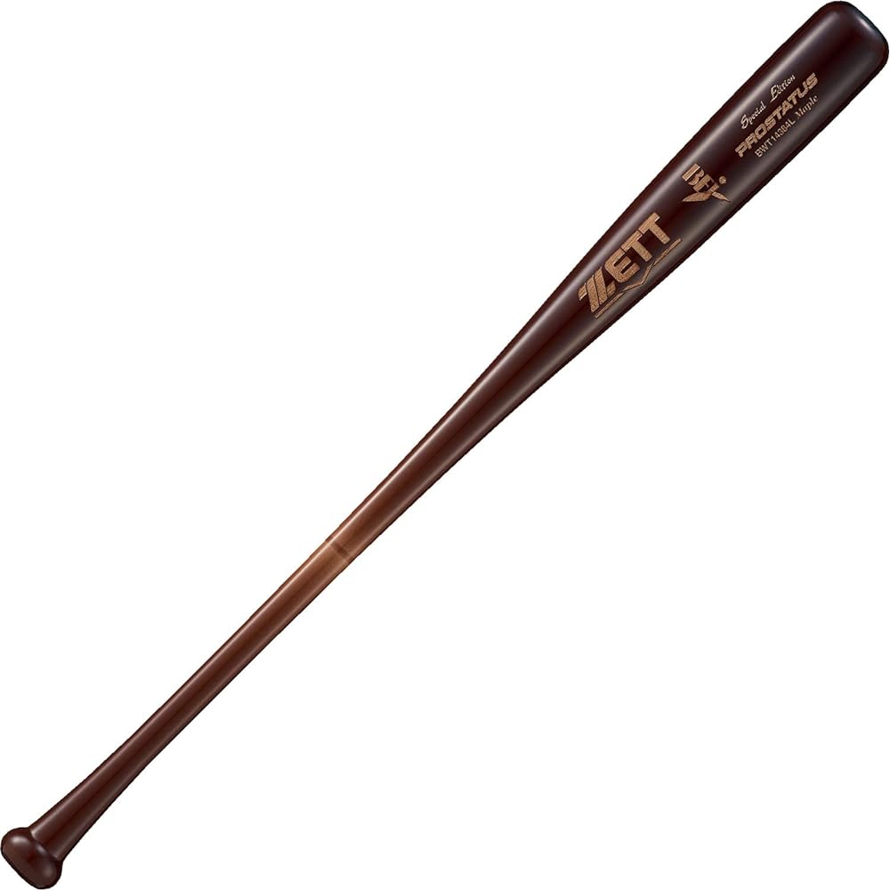 ZETT Hardball Baseball Bat Prostatus Wooden (North American Hard Maple) Professional Player Model 2023 Model Made in Japan BWT14384L