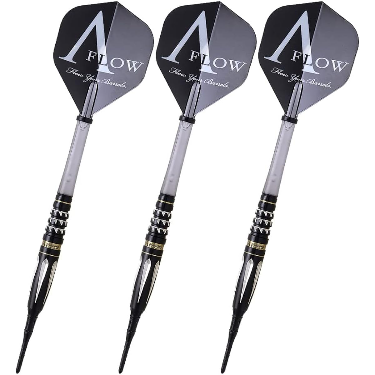 DYNASTY A-FLOW BLACK LINE Coating Type Z2 2BA Tsuneteru Zanami Model Darts Barrel Darts Set