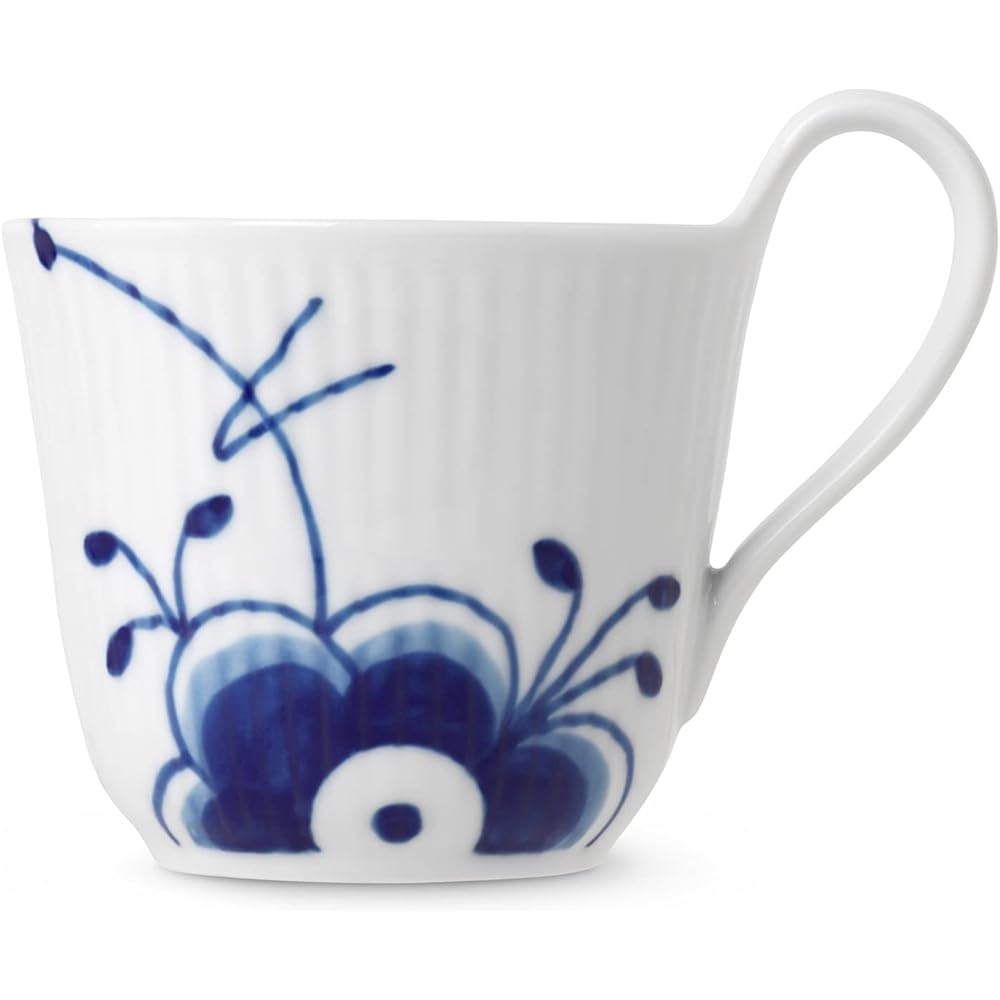 [Regular Imported Product] ROYAL COPENHAGEN Blue Fluted Mega High Handle Mug 240ml Wedding Gift 1062482