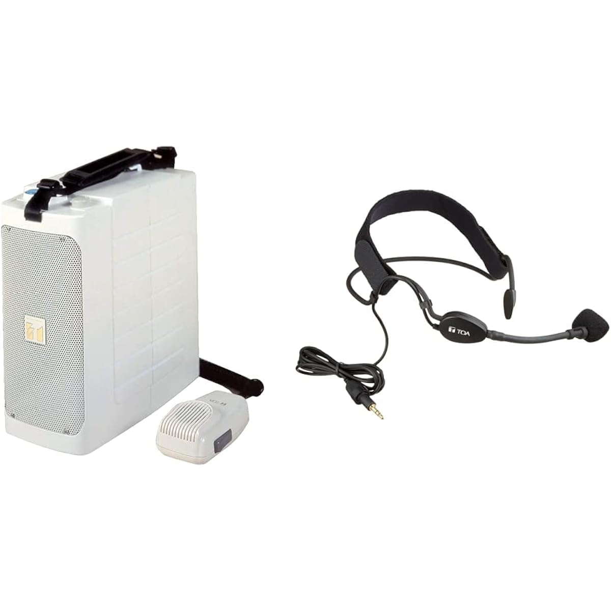 [Set purchase] TOA Shoulder megaphone with whistle sound 6W ER-604W & Headset microphone (for WM-1320) WH-4000A