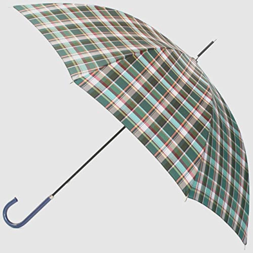 Makita Shoten Long Umbrella Retro Check Madras Check