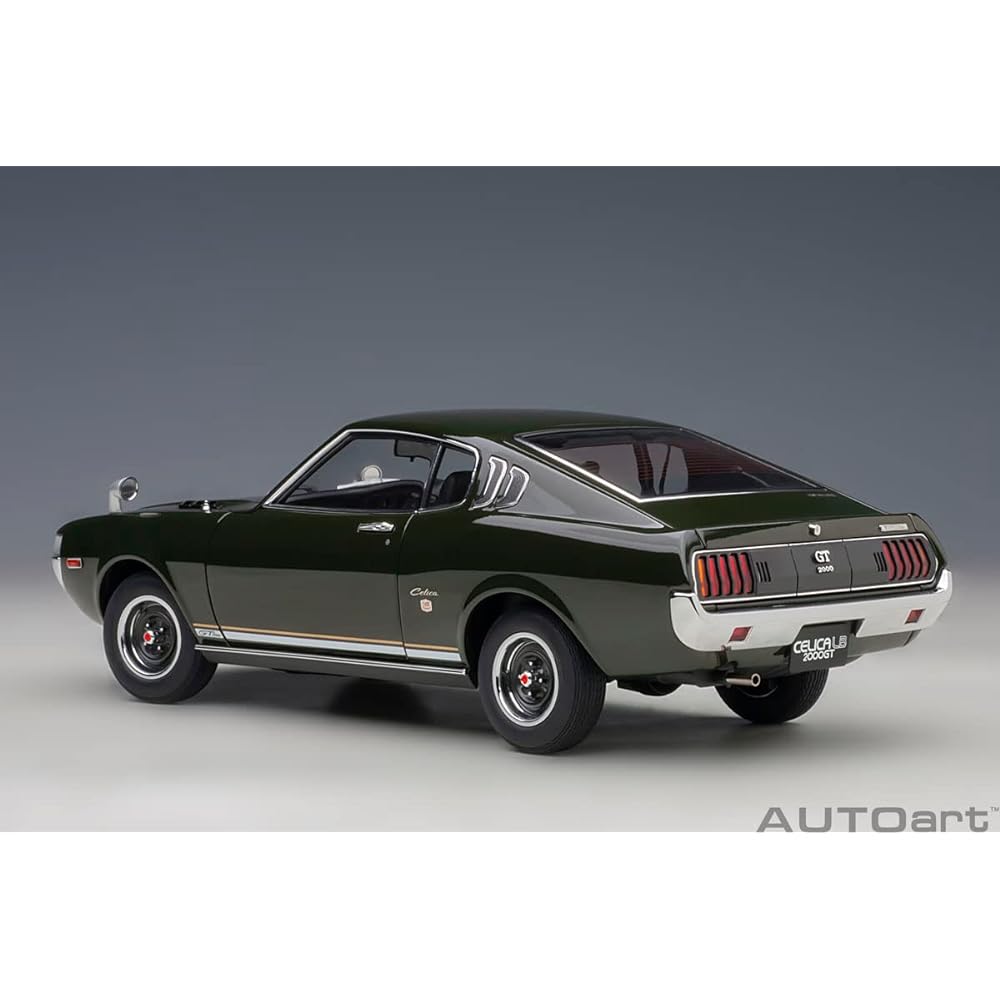 AUTOart 1/18 Toyota Celica Liftback 2000GT (RA25) 1973 Moss Green Finished Product