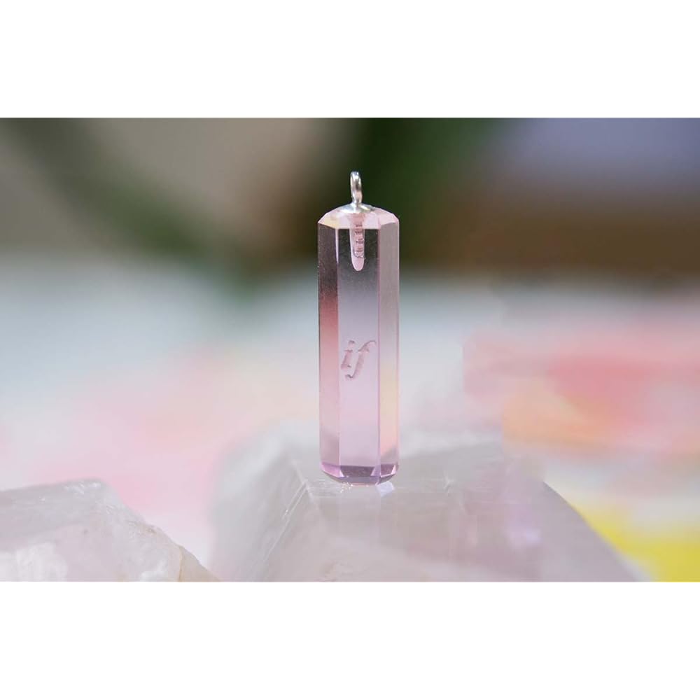 Pendant type wave generator "Adio If (glass version)" silver top version