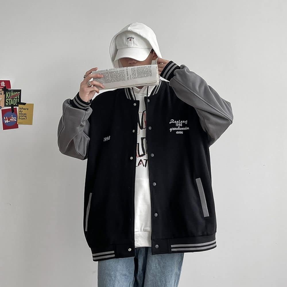 [bluefeel] Men's Parka, Autumn Clothing, Sweatshirt, Sweatshirt, Large Size, Loose, Jacket, Hooded, Popular, Streetwear, Tops, Casual, Stylish, Spring, Autumn, Winter Clothes
