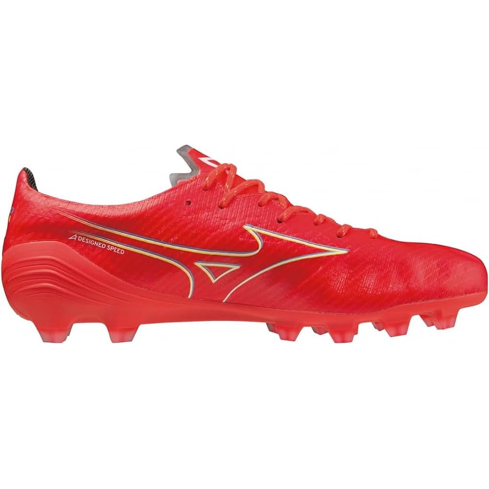 [Mizuno] Unisex Alpha ELITE P1GA2362 64 Red Soccer Spikes
