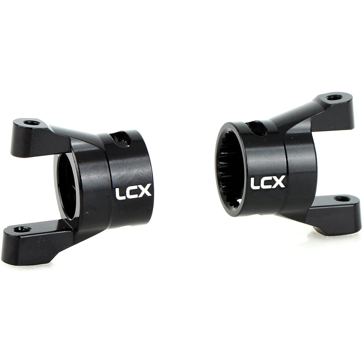 LCX Racing 1/10th RC Crawler Car CNC Machined Aluminum C Hub Carrier Set for Axial Wraith RR10