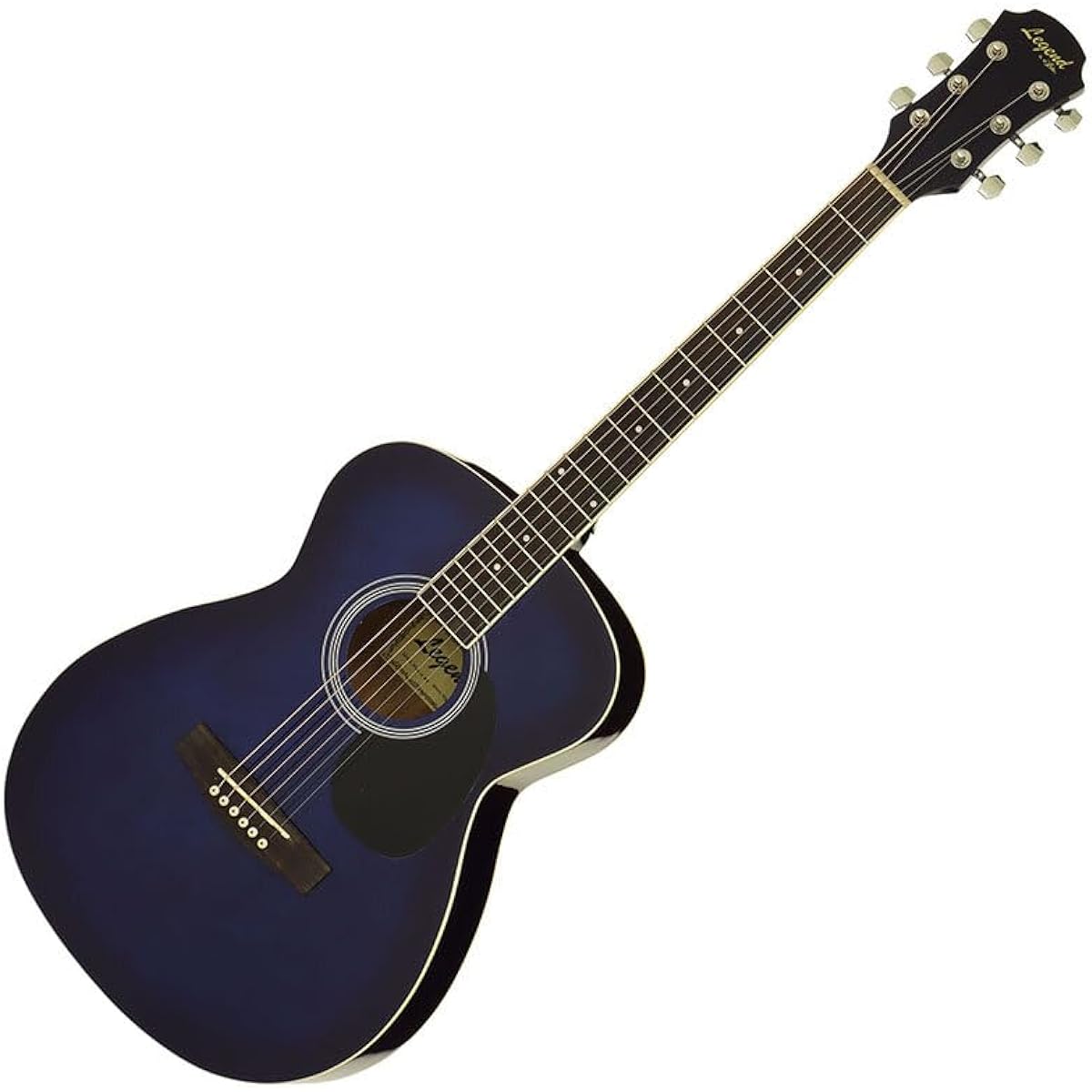 LEGEND FG-15 Blue Shade Acoustic Guitar Beginner Set 12 Piece Set Legend