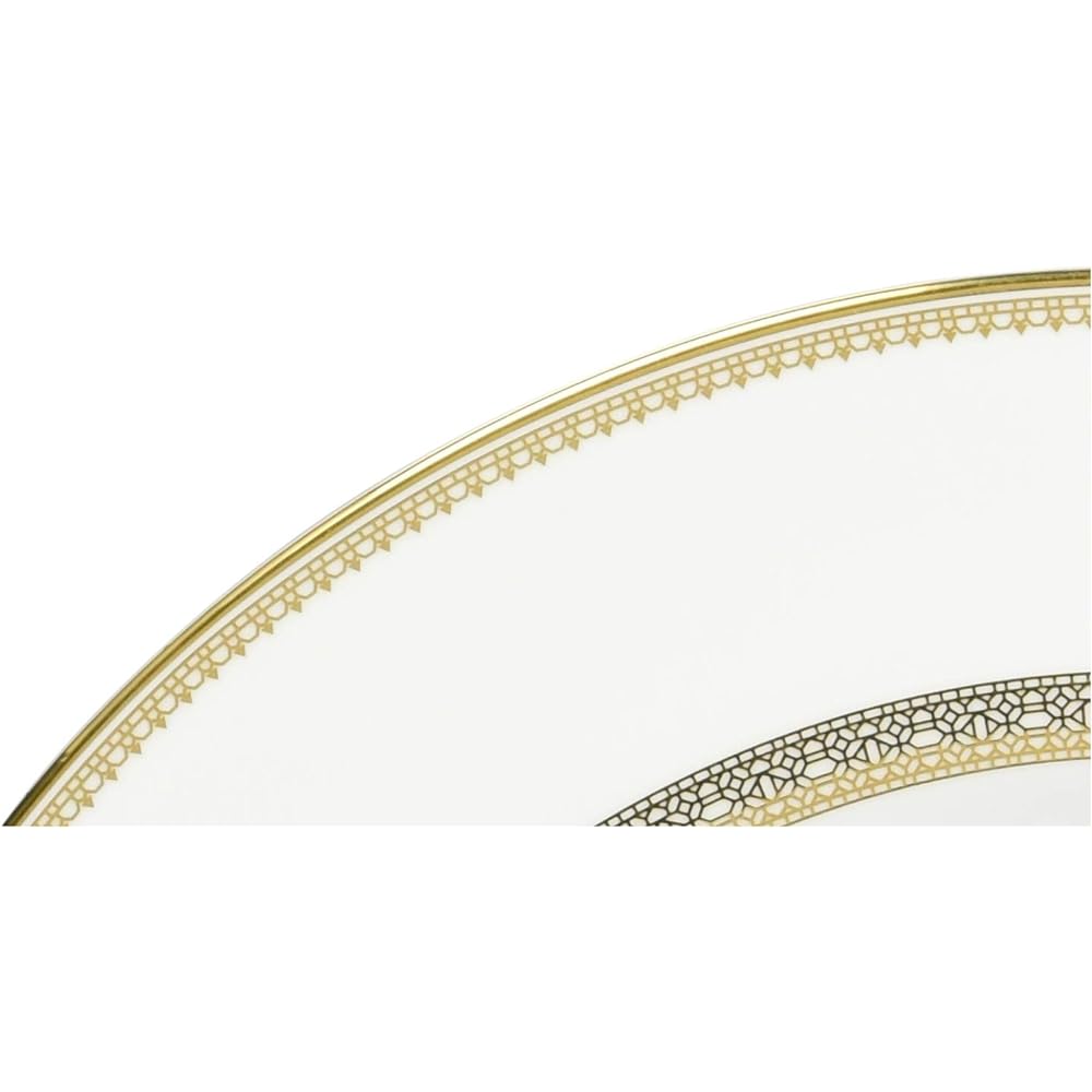 [Regular Imported Product] Wedgwood Vera Wang Vera Lace Gold Plate Dish 27cm Wedding Gift Present 50146901004