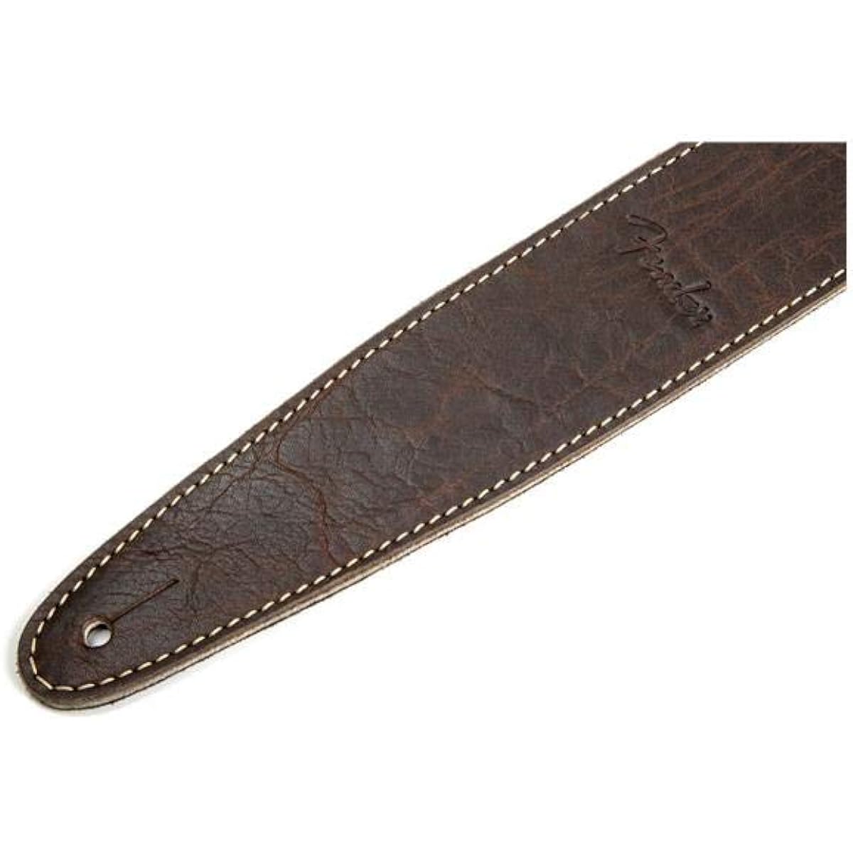 Fender Strap Artisan Crafted Leather Strap, 2" Brown