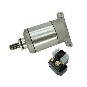Starter Solenoid Relay 19500 Starter Motor & Solenoid Relay Maha Grizzly 550 2009-2014 28P-81890-00-00 28P-81890-01-00 410-58036 SMU0512