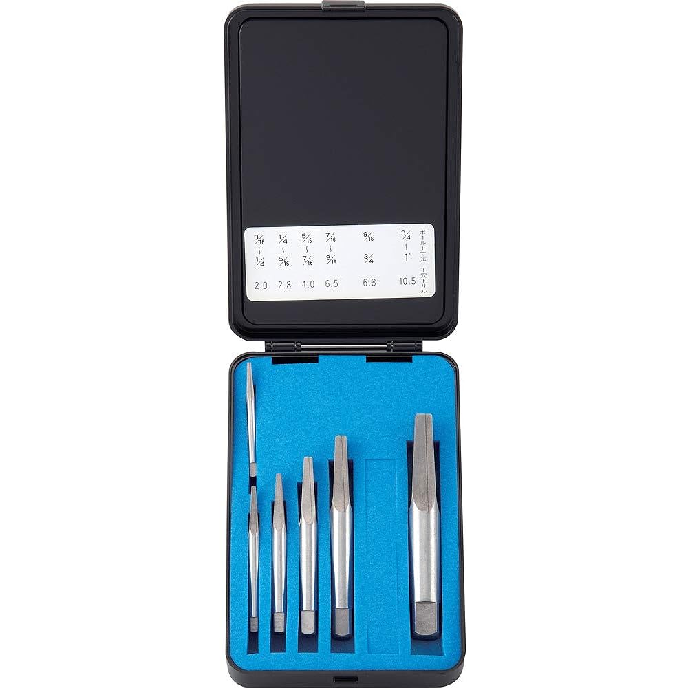 TRUSCO Extractor Set, Square Type, Set of 7, Resin Case EXS-1830SK