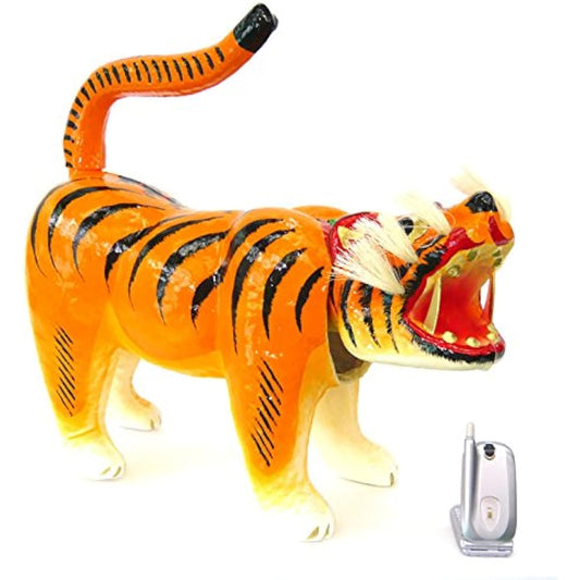 [May Doll] [L007] Paper Mache Tiger No. 10 A carefully handcrafted paper mache tiger