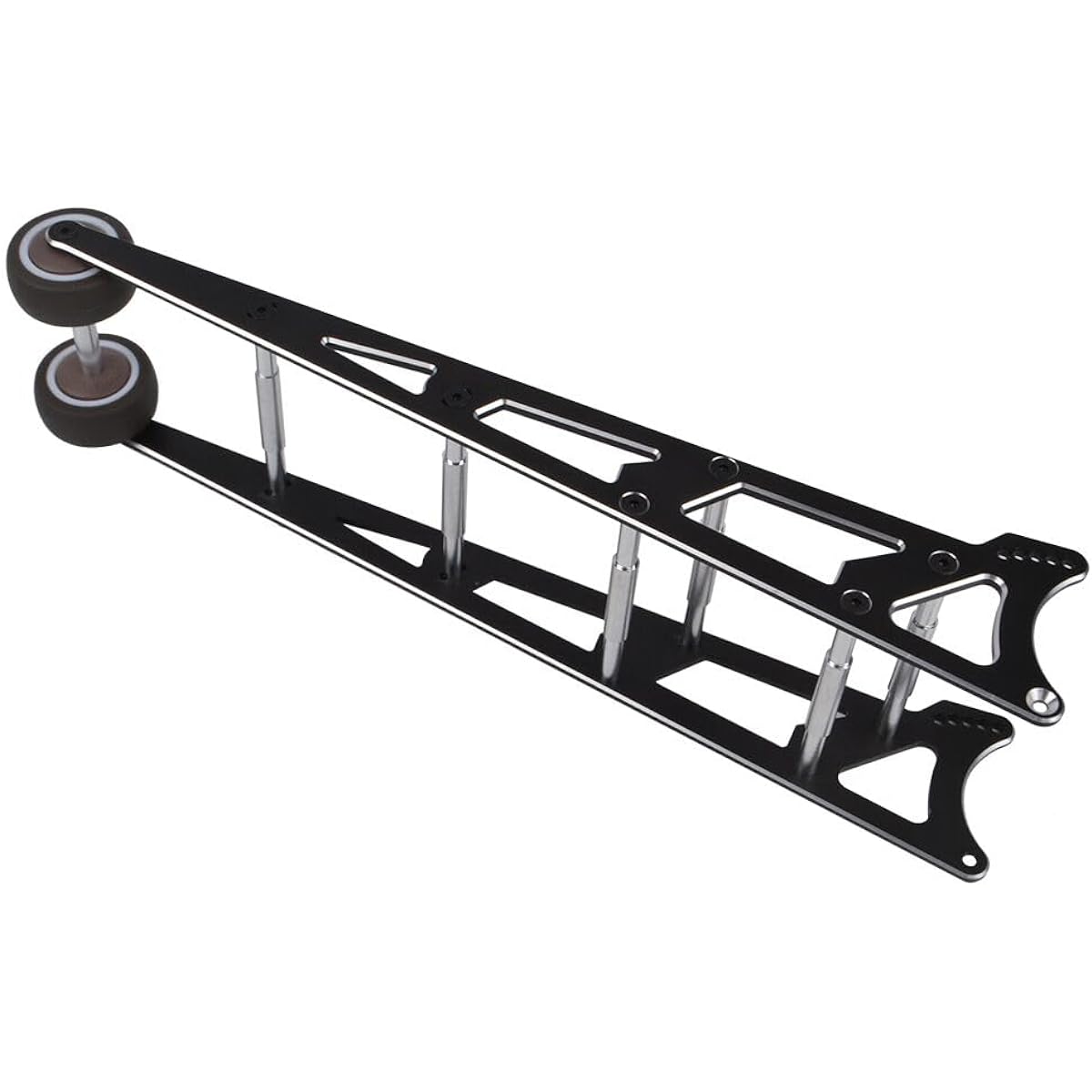 Traxxas Drag Slash Bandit Rustler Slash VXL 2WD traxxas Drag Upgrade with Aluminum Wheel Bar Mount (Black)