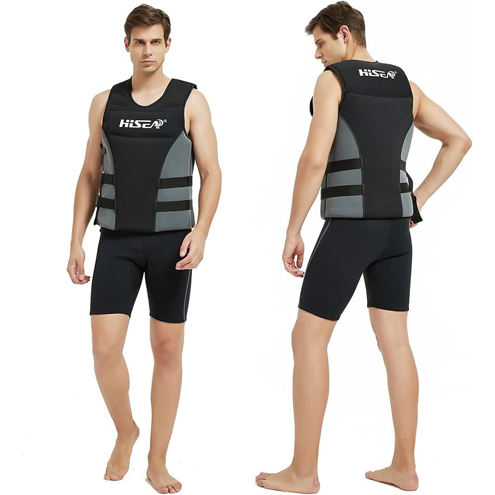 MORGEN SKY Floating Vest, Life Jacket, CE Certified, Unisex, Parent and Child, Fishing Vest, Fishing Jacket, High Buoyancy 100kg, Disaster Prevention Goods, Beach L002
