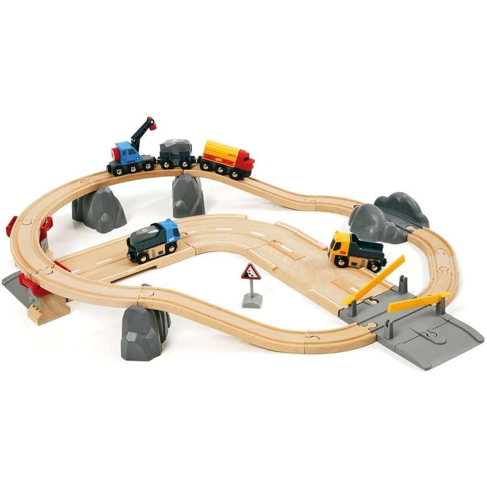 BRIO Rail & Road Quarry Set 33210