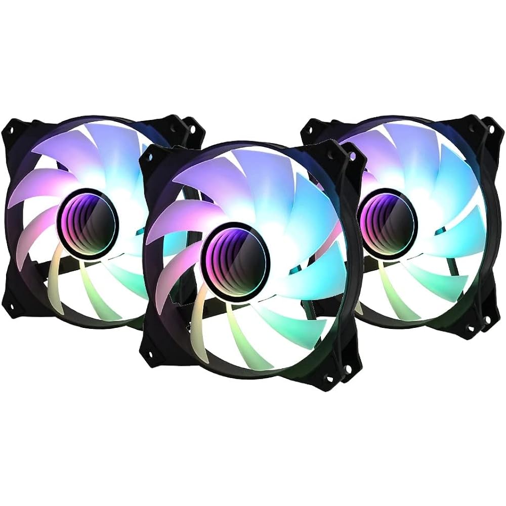 Zalman 120mm ARGB Fan 3 Pack with Controller ZM-IF120A3 FN1708