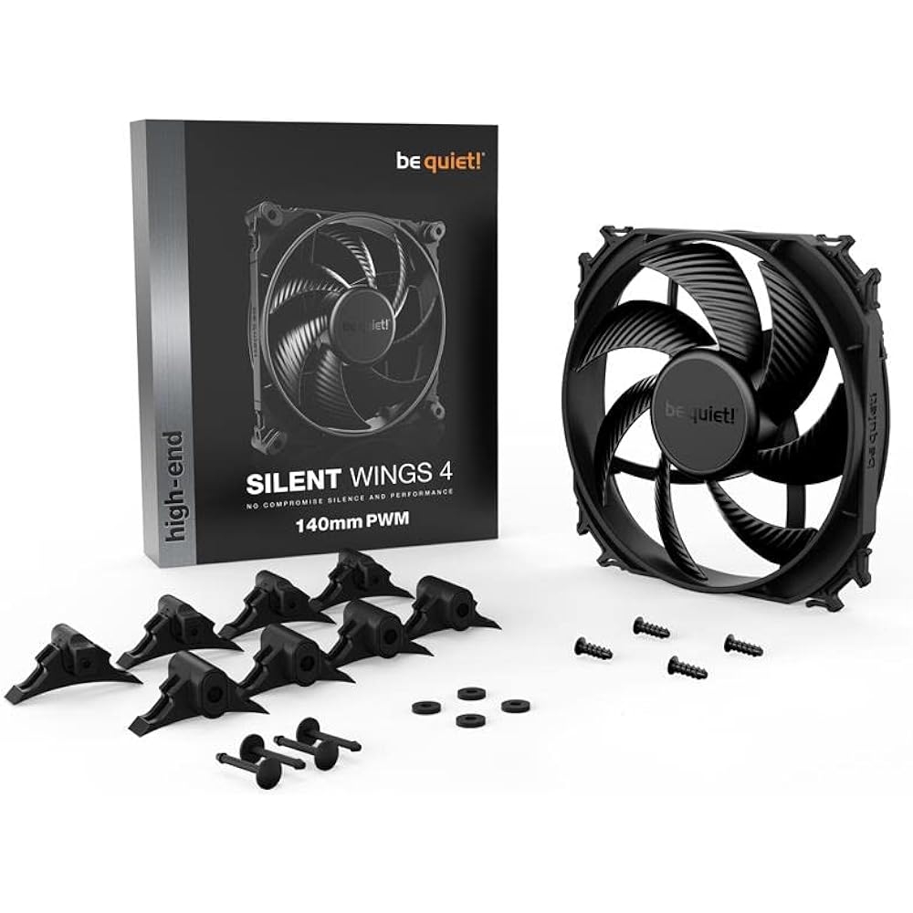 be quiet! High-end model silent specification Be Quiet! SILENT WINGS 4 140mm PWM BL096