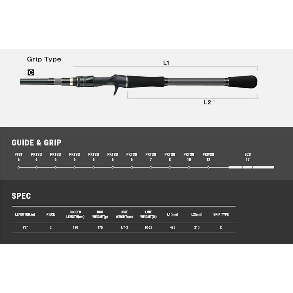 Tailwalk Rod Full Range C83XH/CC 15761