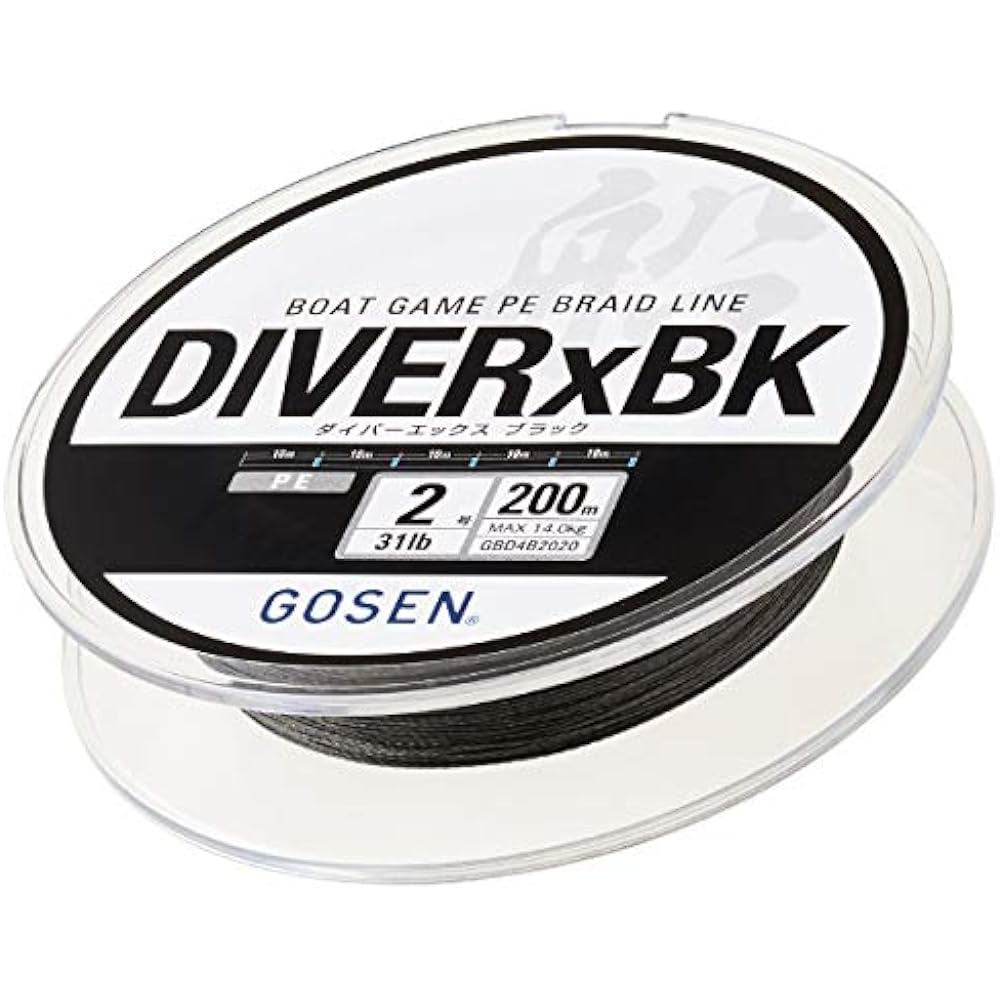 GOSEN Diver X Black 300m No. 2.5