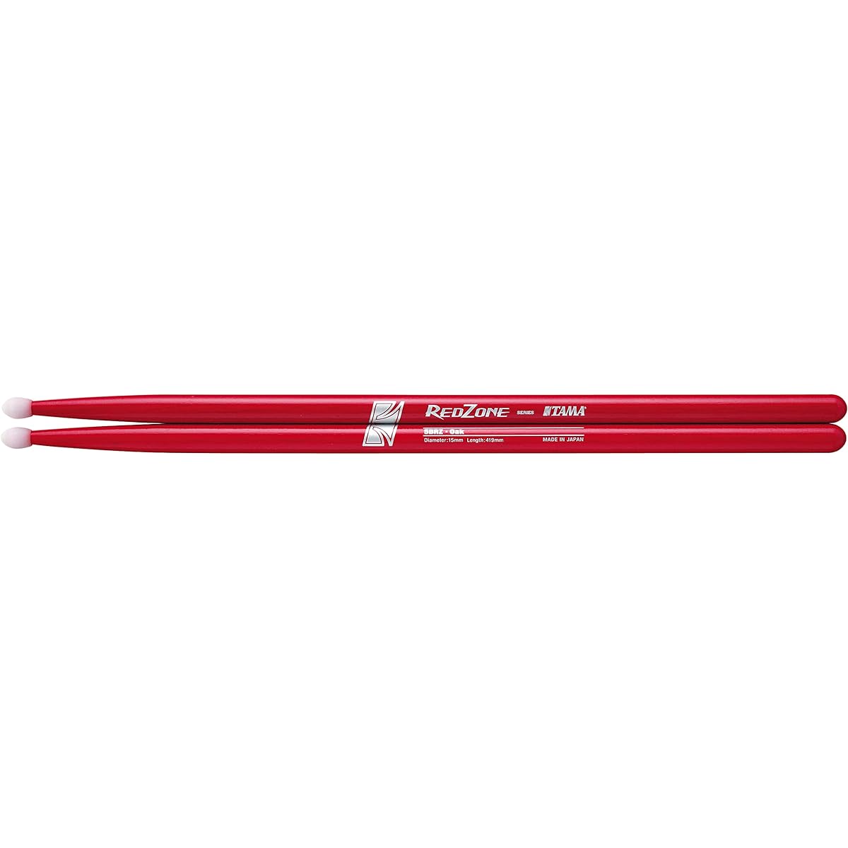 TAMA Oak Stick 15mm Nylon Tip "RED ZONE" 5BRZ