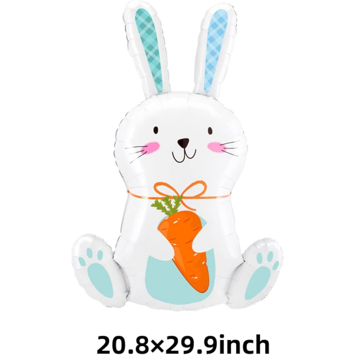 AVMBC Easter Bunny Balloons, Bunny Balloon Decorations - Bunny Shaped Balloons Easter Foil Balloons Easter Animals Bunny Theme Party Birthday Baby Shower Decoration Supplies