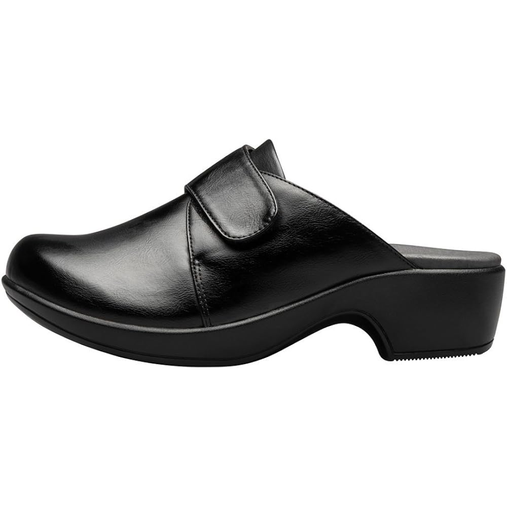 [AKAISHI] Arch Fitter 109 Clog (M (23.0-23.5cm), Black) Clog that is friendly to plantar fasciitis