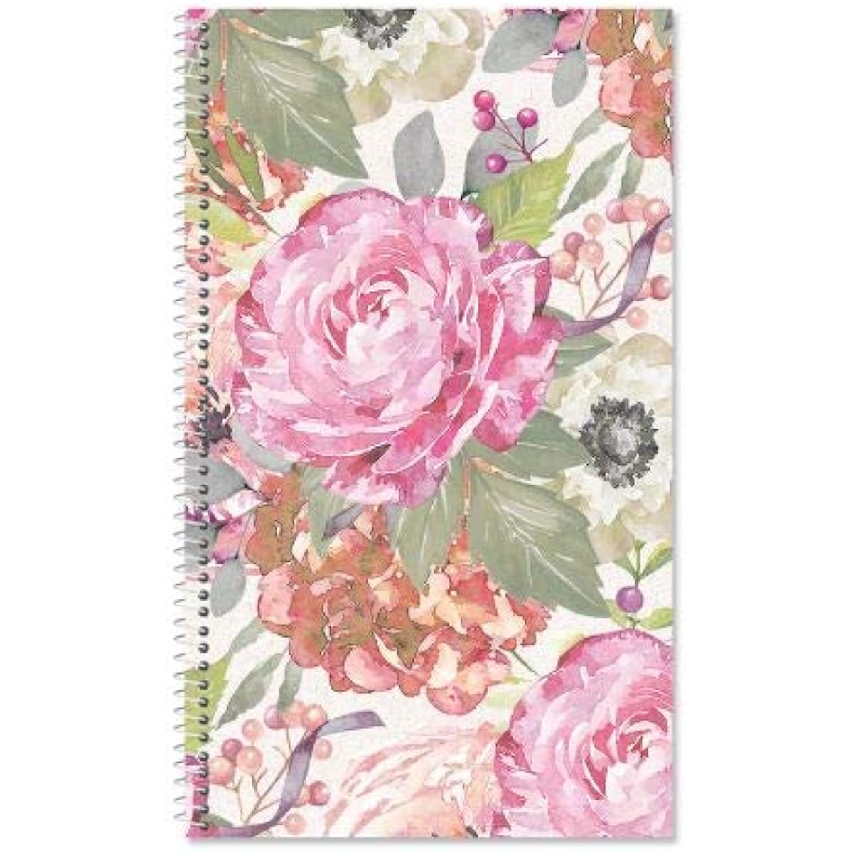 Pale Peony Passwords and Pinkeepers - 100 Pages, 5" x 8-1/2".