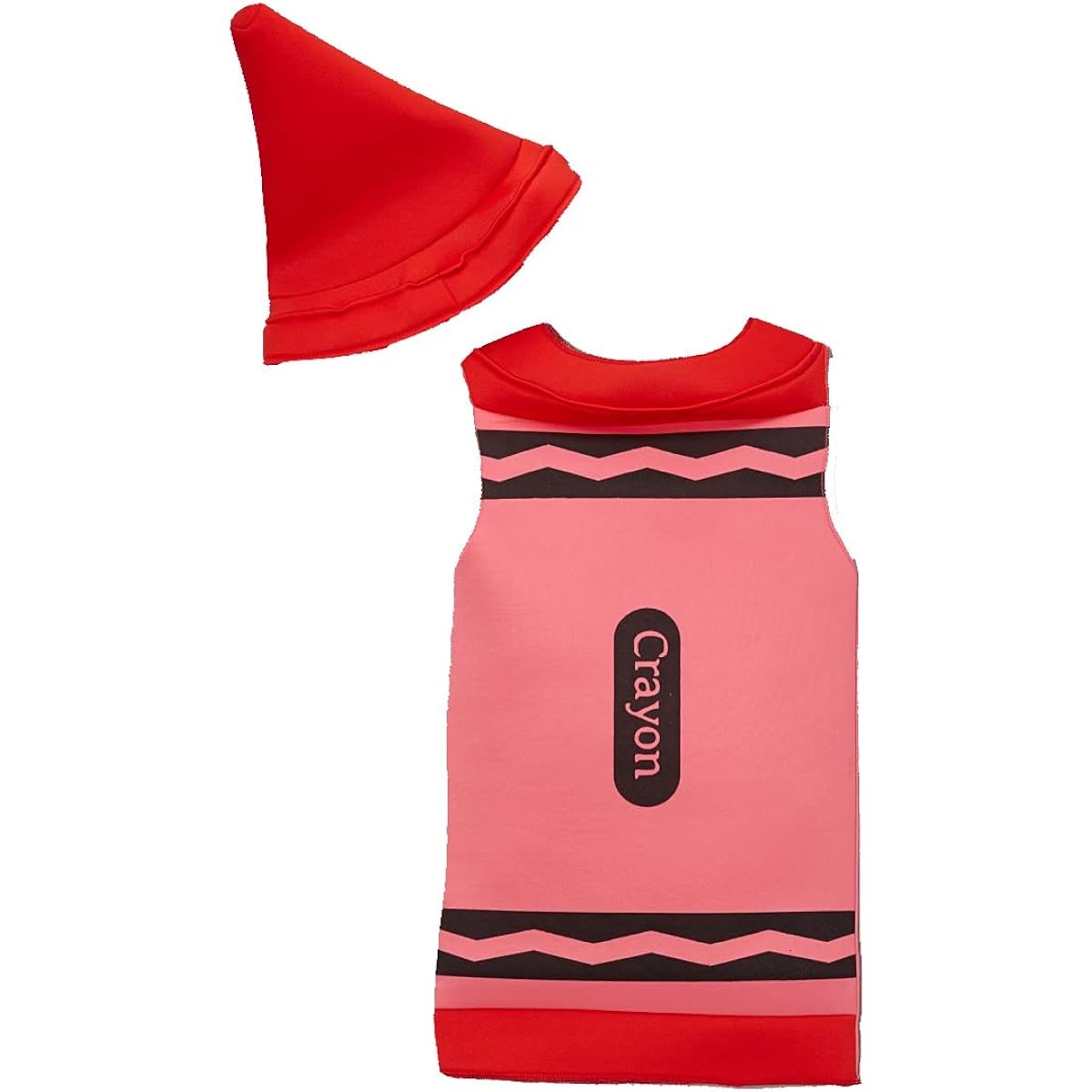 Dress Up America Crayon Costume for Kids - Red Crayon Tunic for Girls and Boys