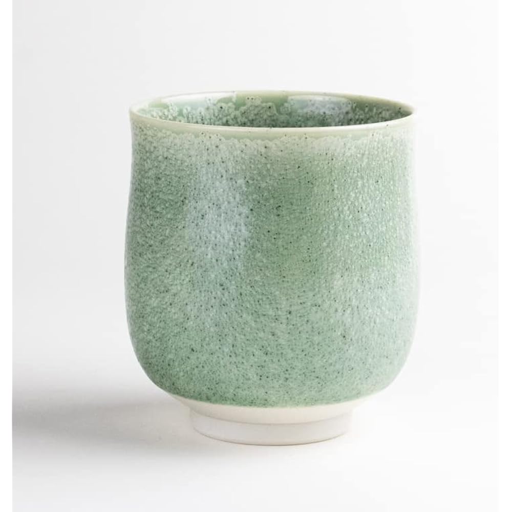 Arita ware hot water cup, wooden box gift that would be great as a gift, Japanese warbler glaze, large size, Baba Maemon kiln, Hasami ware, made in Saga Prefecture, pottery