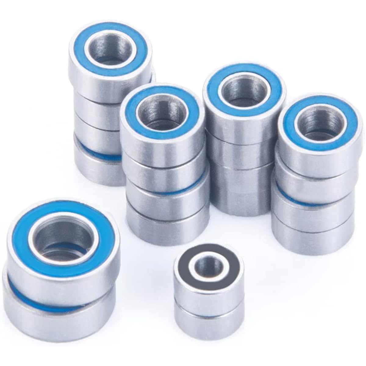 RC-Hub Metal Ball Bearing Set 20 Pieces 1/24 Axial SCX24 90081 Deadbolt AXI00001 AXI00002 for RC Crawler Car
