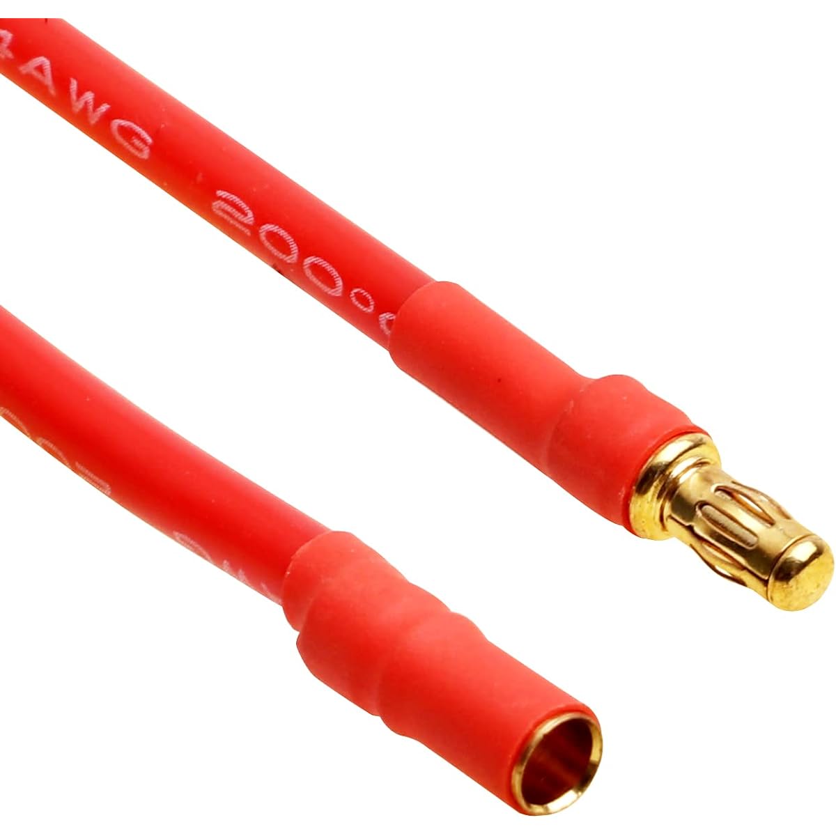 Hobbypark 3.5mm Bullet Connector Banana Plug Extension Lead Male Female for Brushless Motor ESC (3 Pack)