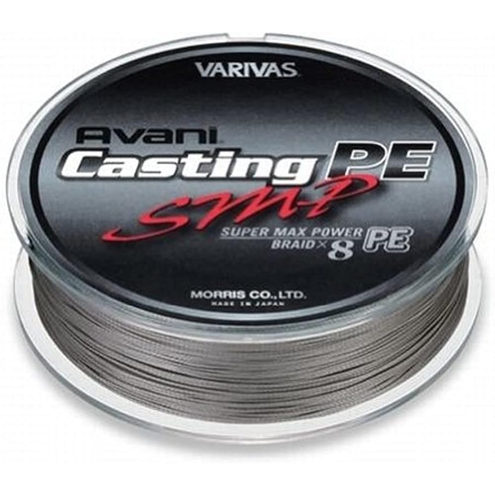 VARIVAS PE Line Avani Casting PE Super Max Power 300m 8pcs Stealth Gray