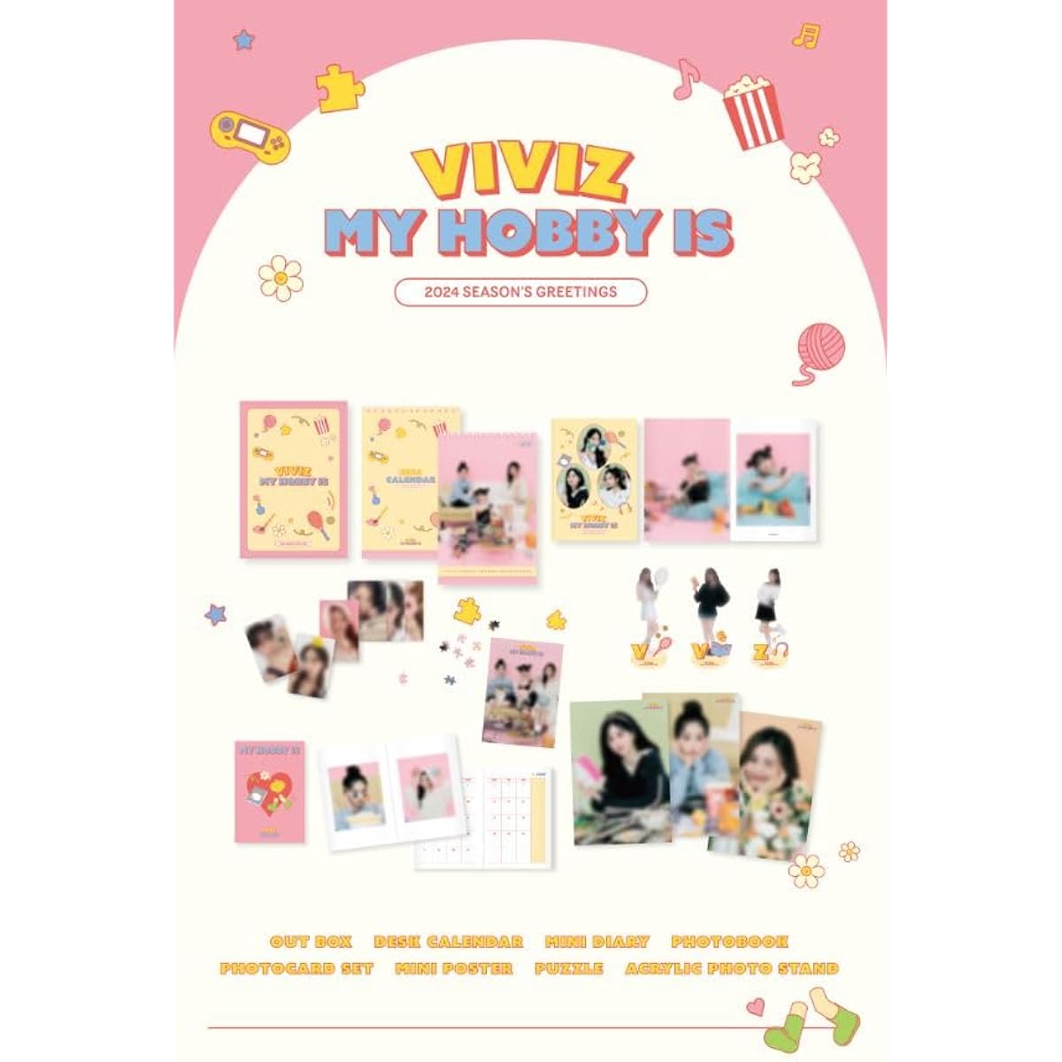 [Official Gift Included] VIVIZ - 2024 SEASON'S GREETINGS [MY HOBBY IS] Official Season's Greetings 2024 Imported Product
