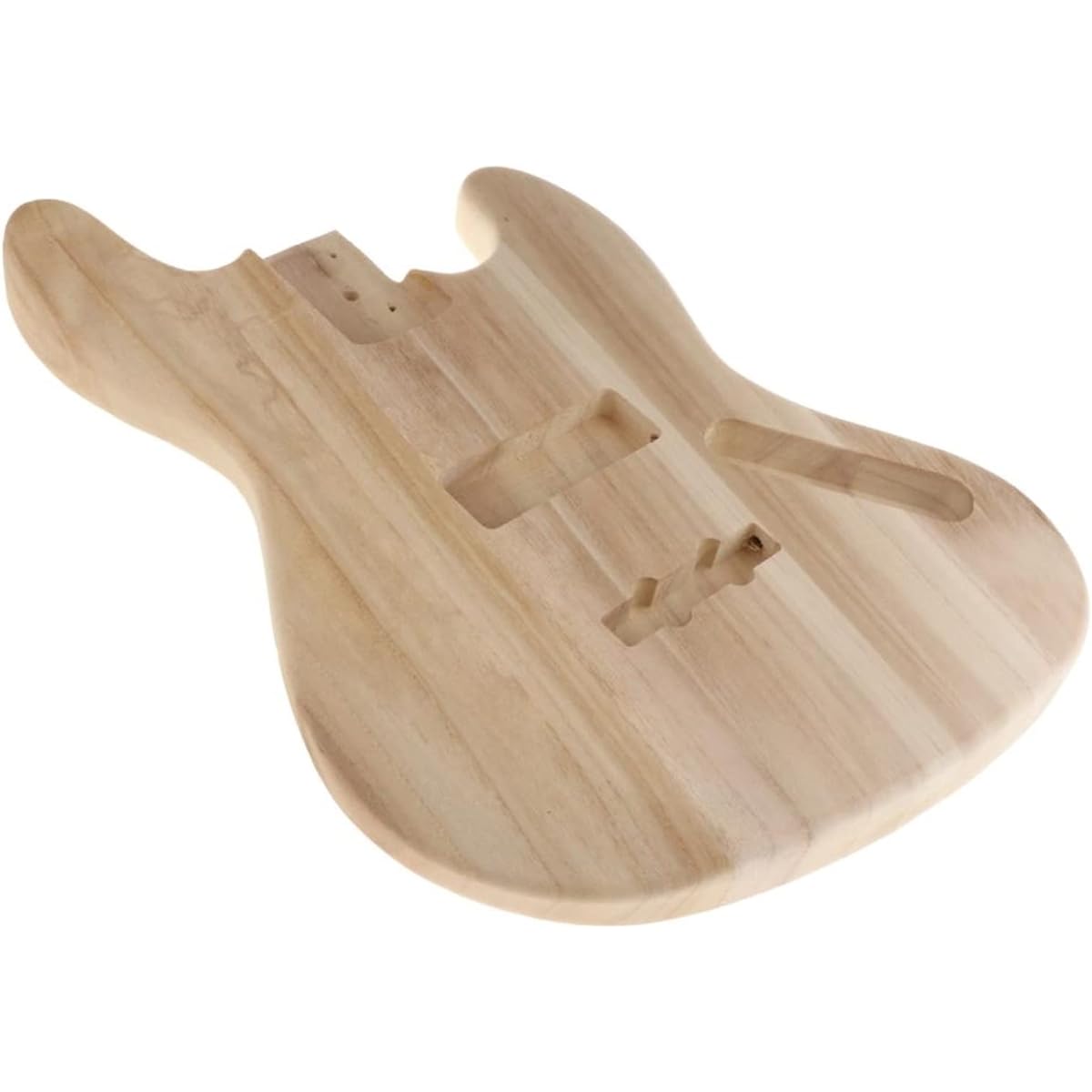 Unfinished Electric Guitar Body Handmade Guitar Barrel Maple Wood Bass Guitar Replacement Parts Guitar Body