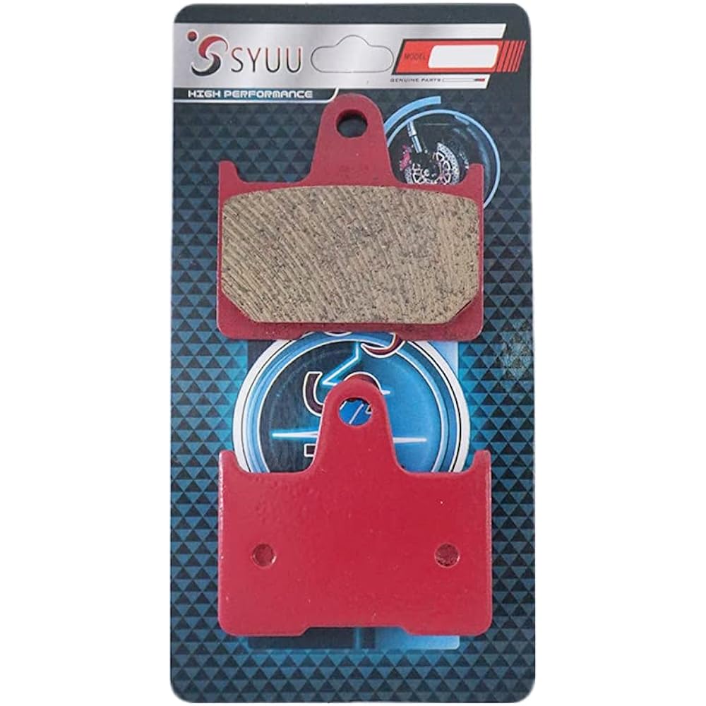 S SYUU Front and Rear Ceramic Brake Pads Compatible with Suzuki GSXR 600 GSXR 750 2004-2005 GSXR 1000 FA379F FA254R