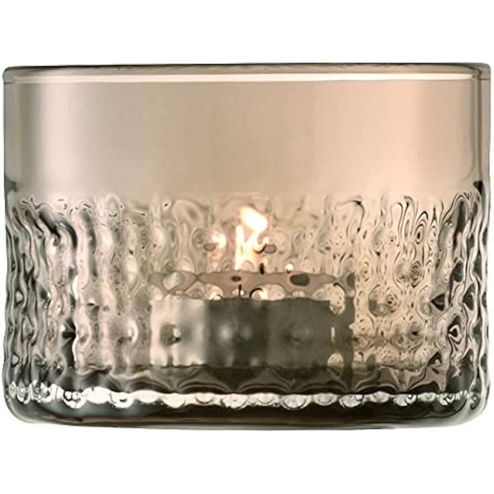 LSA Wicker Tealight Holder H6.5cm Brown